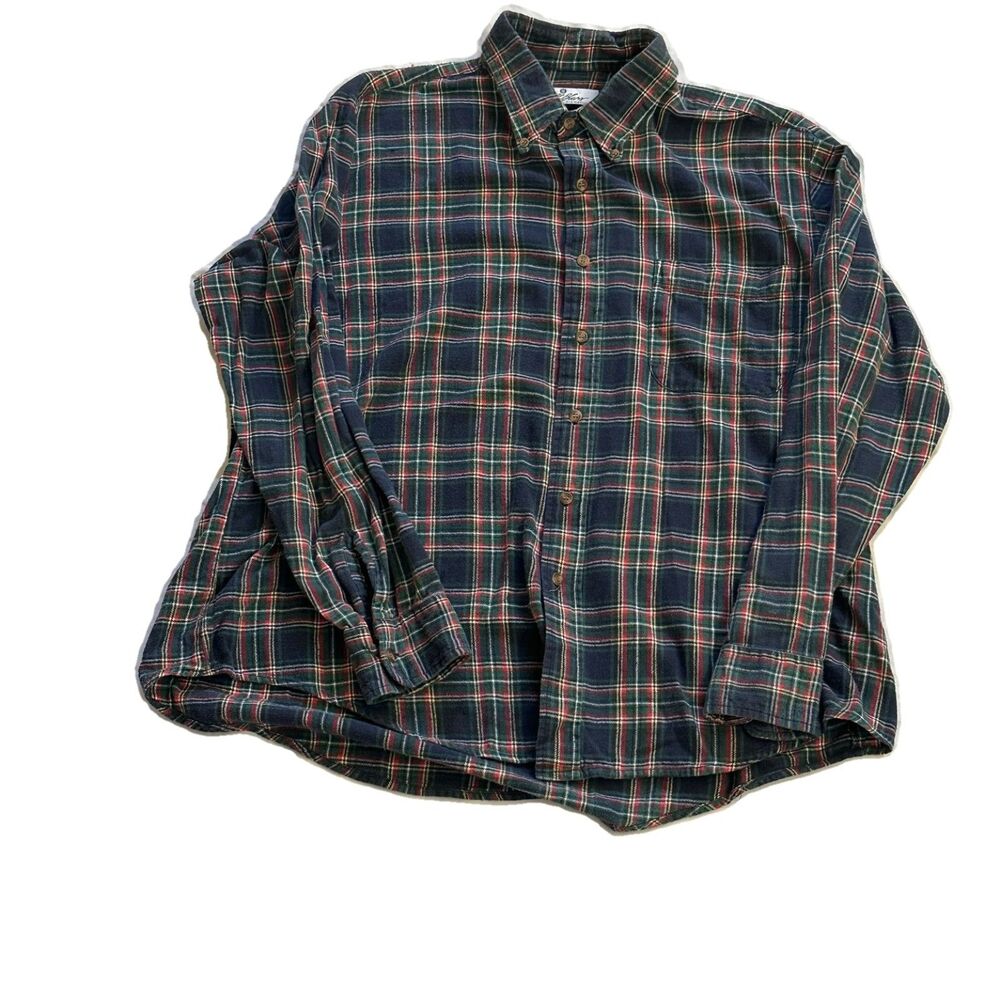 Y2K Plaid Flannel Shirt - Signature Label